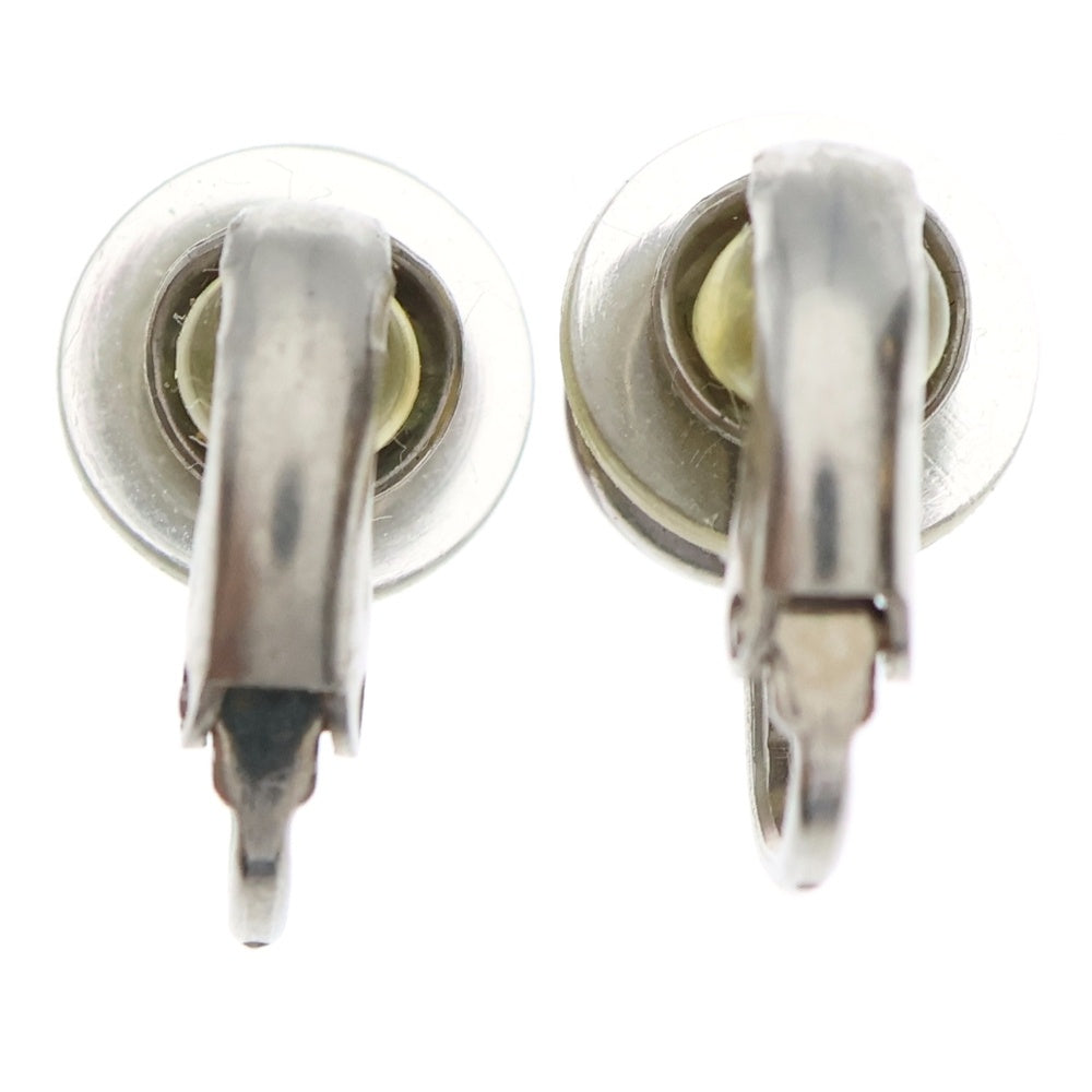 CHANEL(シャネル) ココマーク コンパクト ワンポイント イヤリング ピンク/シルバー