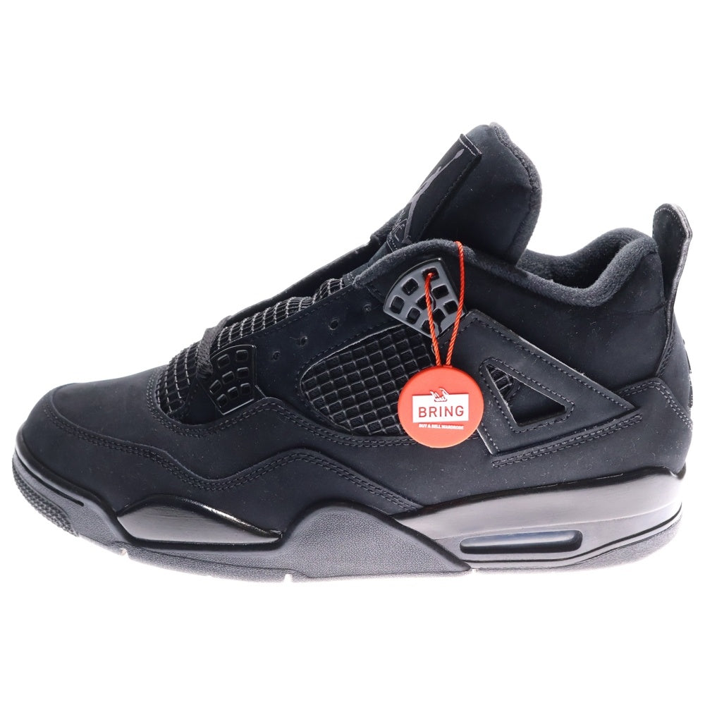 NIKE(ナイキ) AIR JORDAN 4 BLACK CAT エアジョーダン4 ブラックキャット ハイカットスニーカー ブラック US10/28cm CU1110-010
