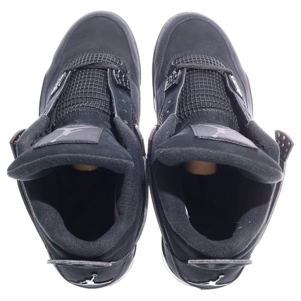 NIKE(ナイキ) AIR JORDAN 4 BLACK CAT エアジョーダン4 ブラックキャット ハイカットスニーカー ブラック US10/28cm CU1110-010