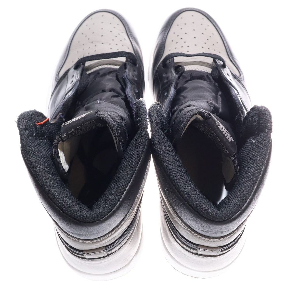 NIKE(ナイキ) AIR JORDAN 1 RETRO HIGH OG SHADOW エアジョーダン レトロ シャドウ ハイカットスニーカー ブラック/グレー US10/28cm 555088-013