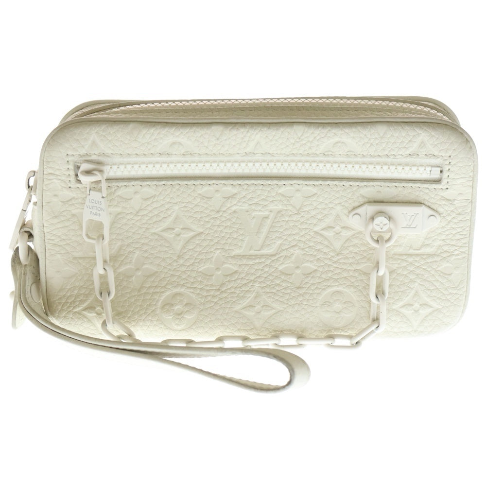 LOUIS VUITTON(ルイヴィトン) モノグラムアンプラント ポシェットヴォルガ ミニバッグ レッド トリヨンレザー ホワイト M53551 レディース