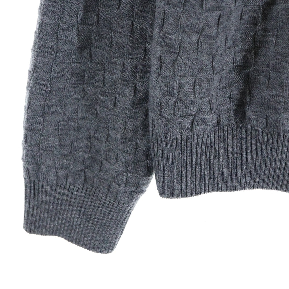 LOUIS VUITTON(ルイヴィトン) ダミエ ジップアップニットカーディガン