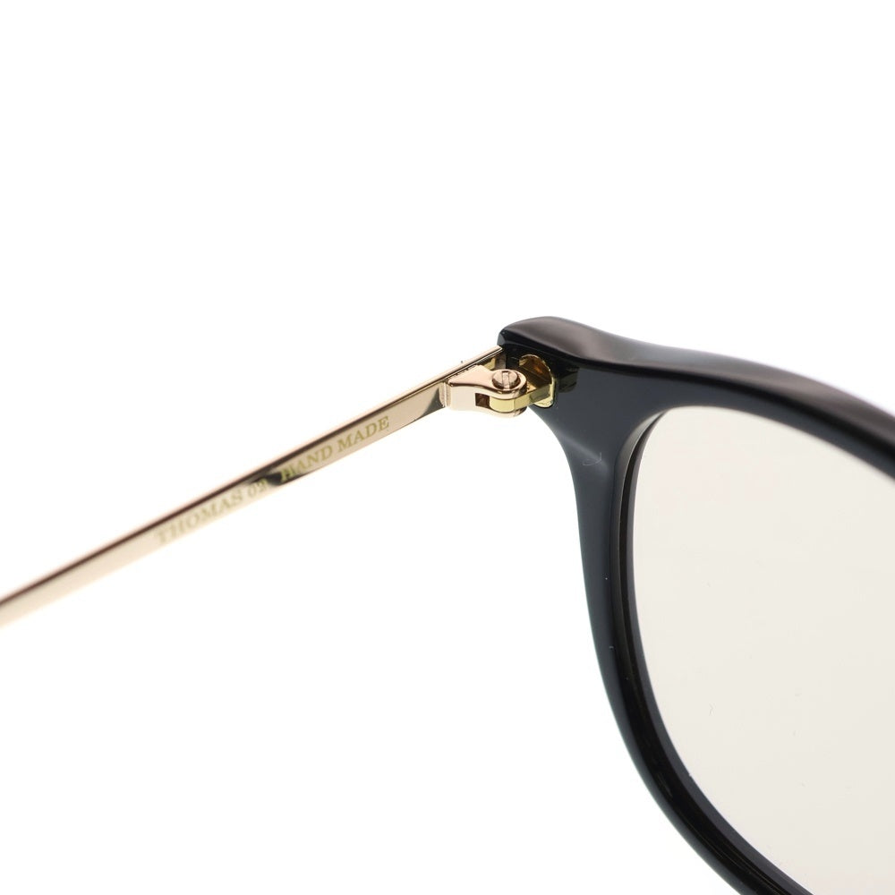 A.D.S.R.(エーディーエスアール) THOMS 02 ウェリントンサングラス 眼鏡 ブラック/ゴールド