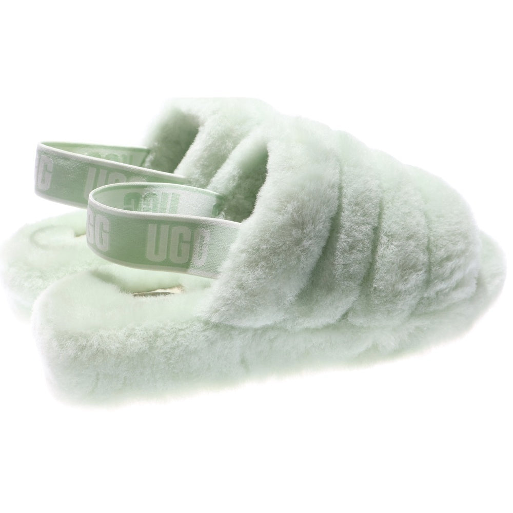 UGG(アグ) LUFF YEAH SLIDE フラッフ イヤー スライド 26.0cm 1095119 カーキ レディース
