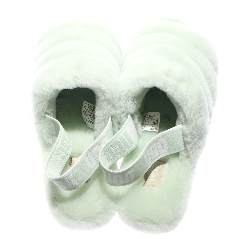 UGG(アグ) LUFF YEAH SLIDE フラッフ イヤー スライド 26.0cm 1095119 カーキ レディース