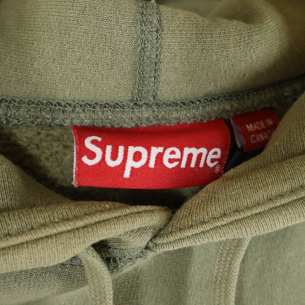 SUPREME(シュプリーム) 20AW Cross Box Logo Hoodie クロスボックスロゴ スウェットプルオーバーパーカー カーキ