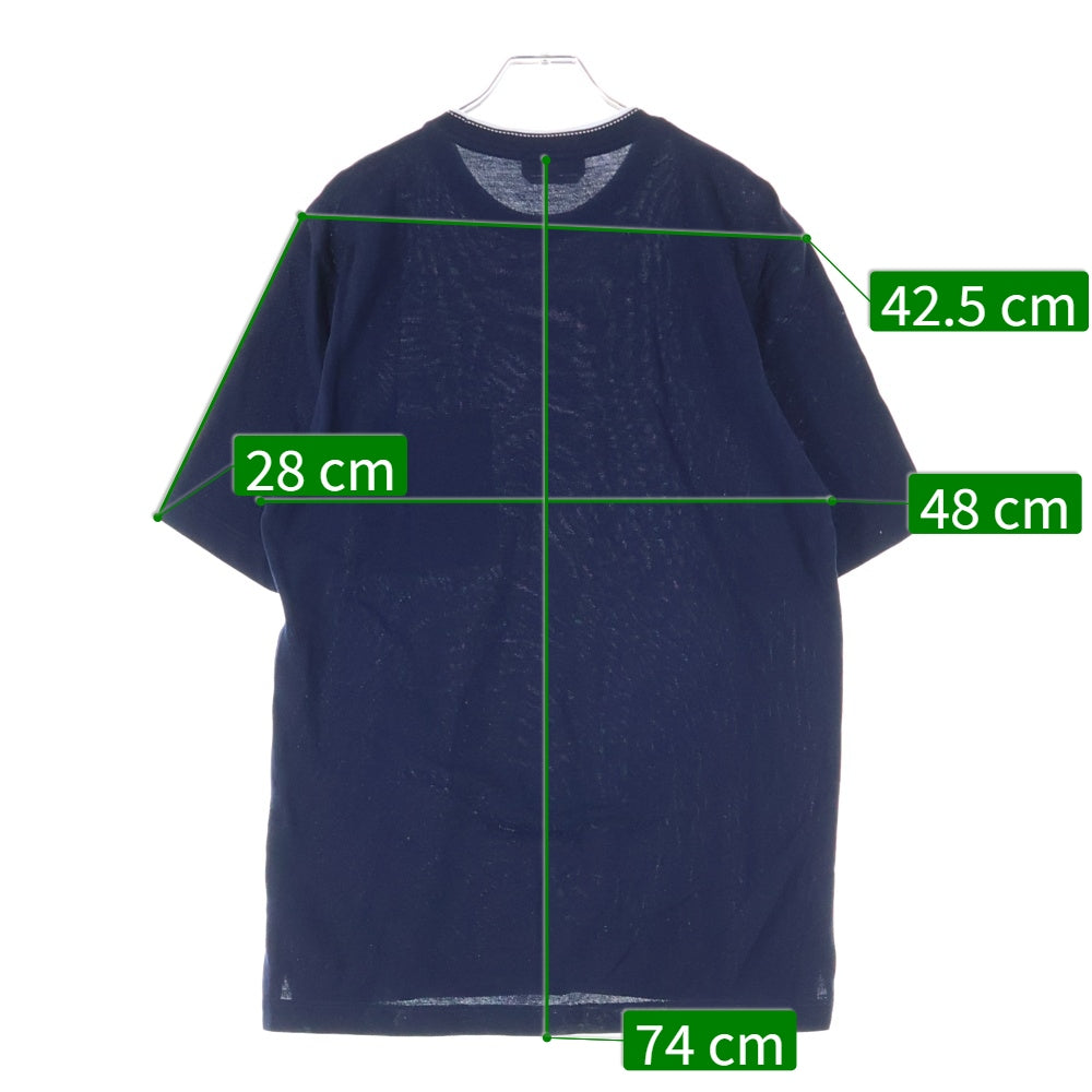 エルメス H刺繍 ポロシャツ ブルー ポロシャツ ボタン付 H刺繍 | Hermès - エルメス-公式サイト