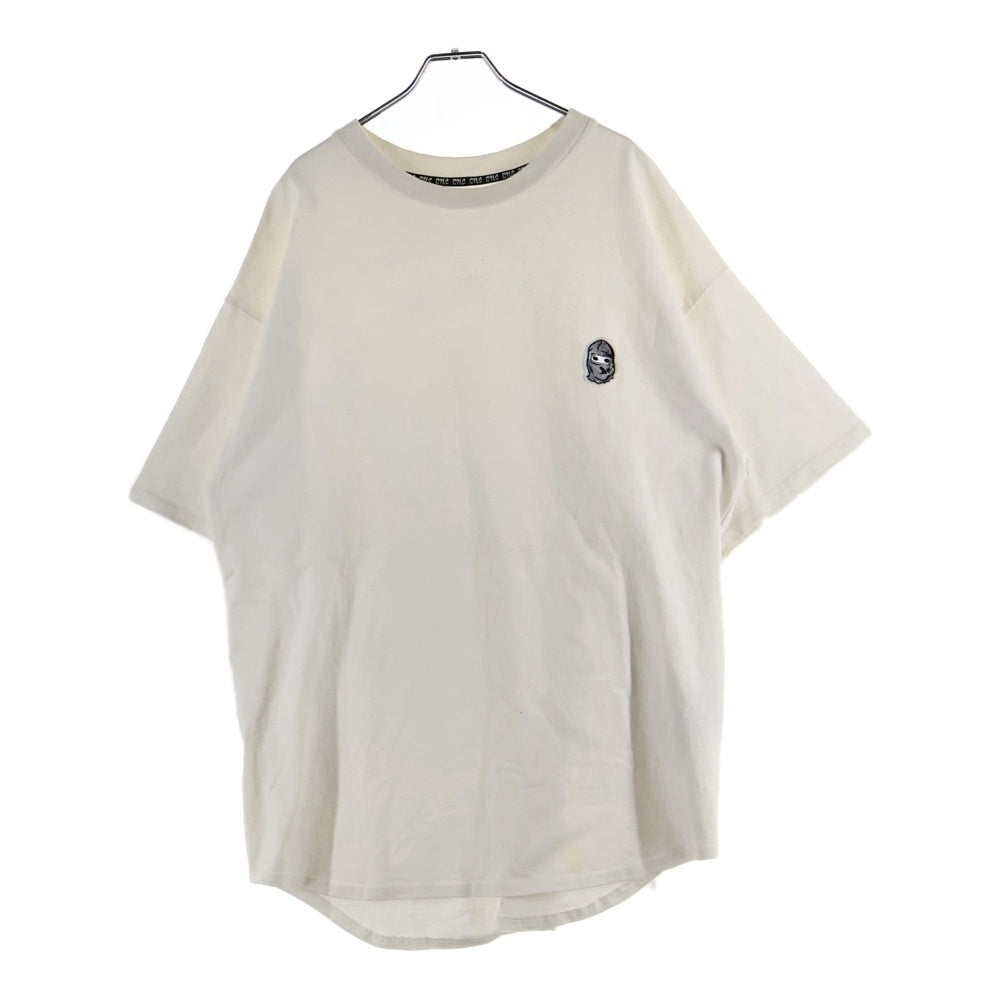 cvtvlist(カタリスト) CTLS CREW Basic Tee フロントワッペン クルーネック半袖Tシャツ カットソー ホワイト 2101090307