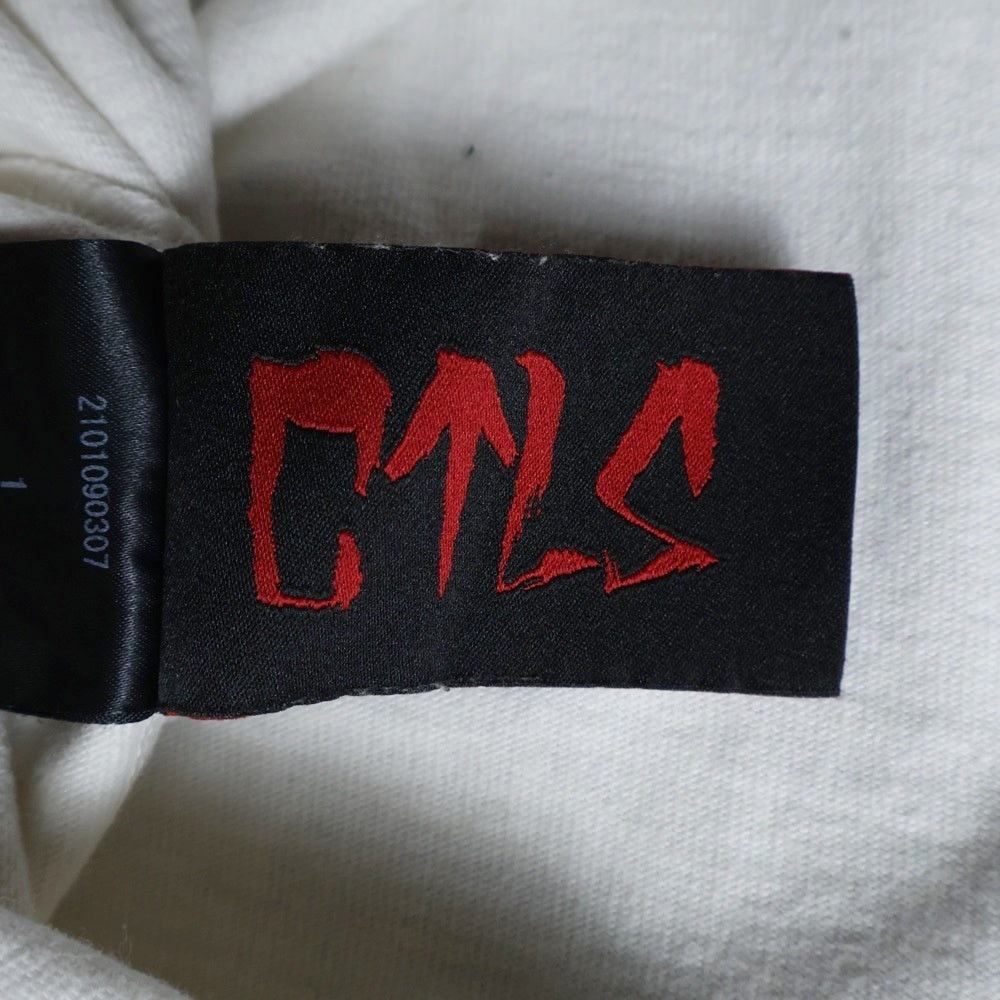 cvtvlist(カタリスト) CTLS CREW Basic Tee フロントワッペン クルーネック半袖Tシャツ カットソー ホワイト 2101090307