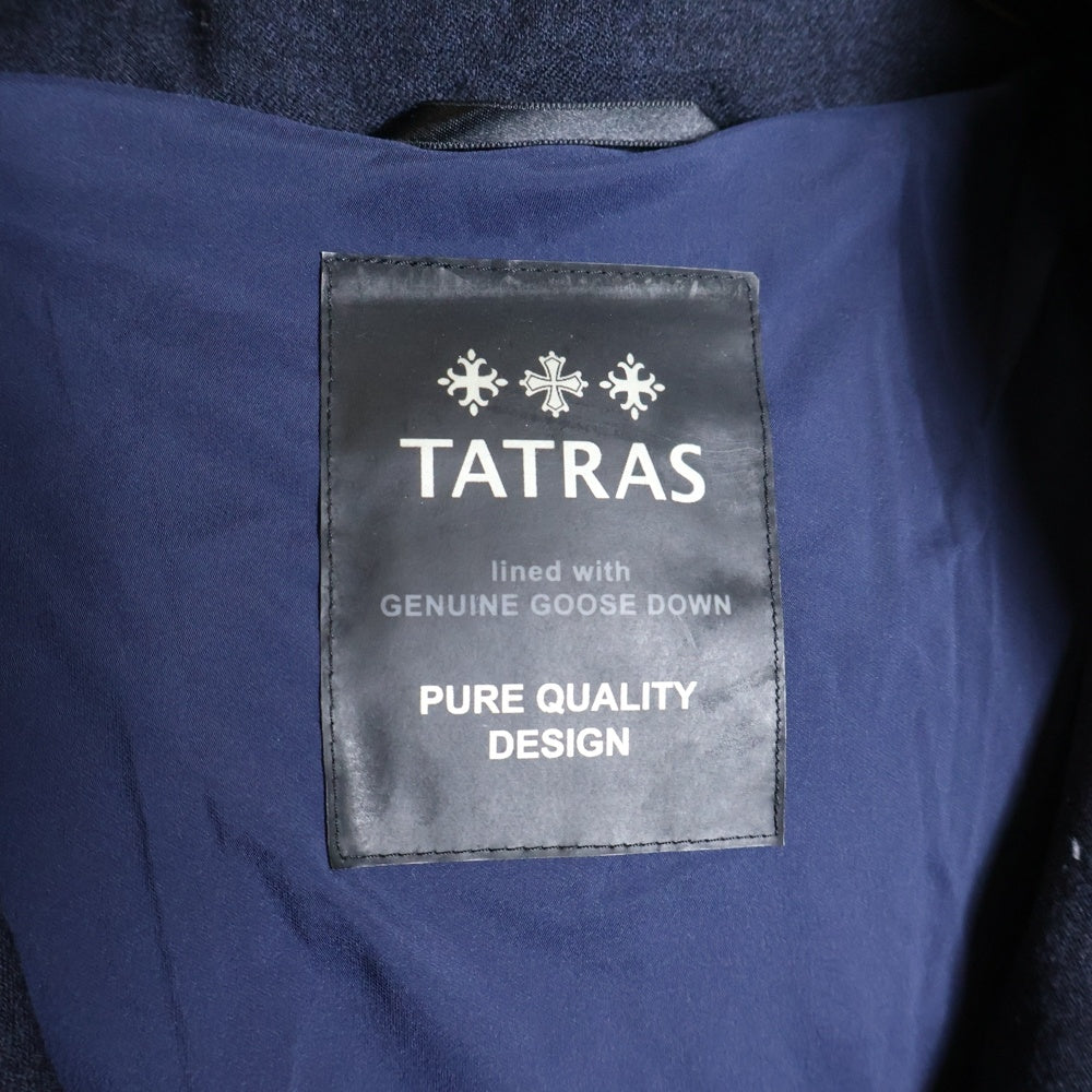 TATRAS(タトラス) 16AW ×SHIPS KRAZ ウールフーデッドダウンジャケット ネイビー MTA7SH4205