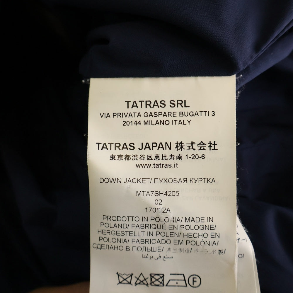 TATRAS(タトラス) 16AW ×SHIPS KRAZ ウールフーデッドダウンジャケット ネイビー MTA7SH4205