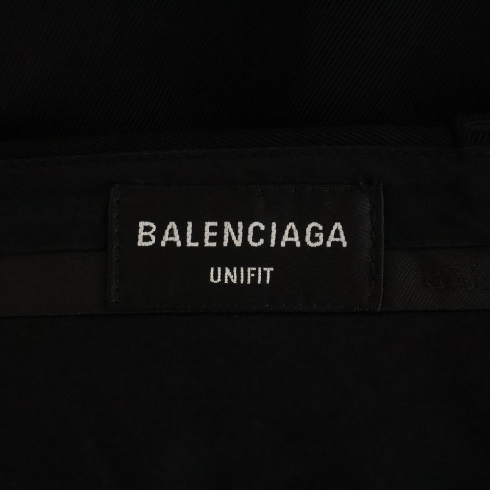 BALENCIAGA(バレンシアガ) 22SS ワイドスラックスパンツ トラウザーパンツ ブラック 699000 TI048