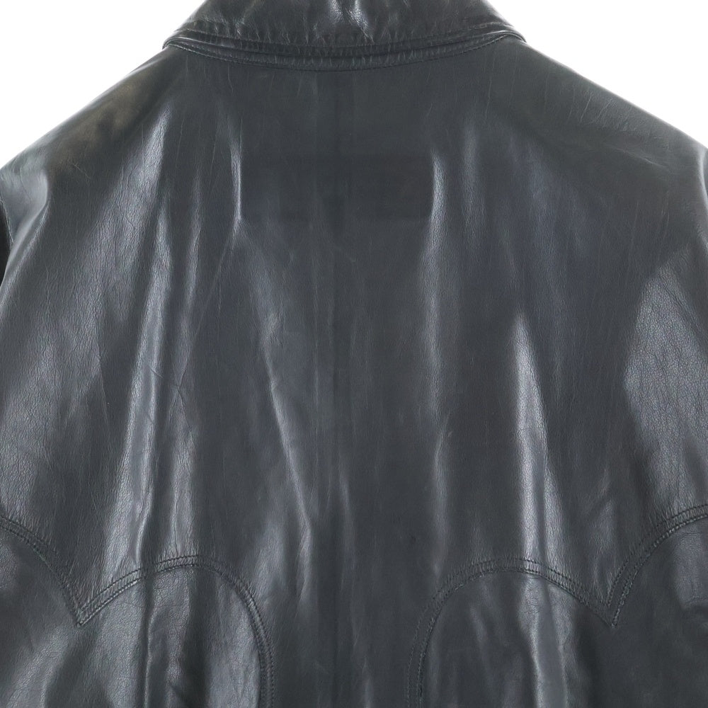 CHROME HEARTS(クロムハーツ) クロスボールボタン レザーカバーオール