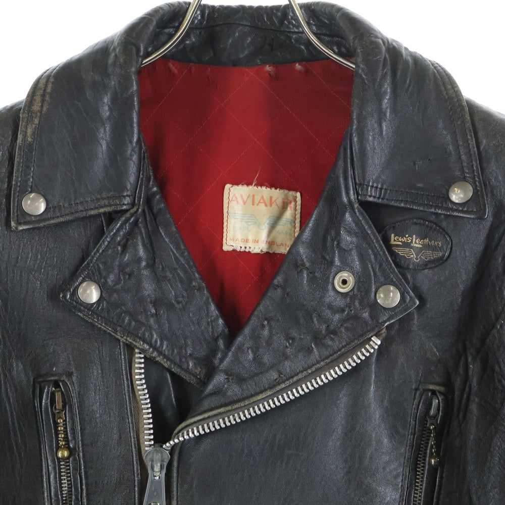 Lewis Leathers(ルイスレザー) 70s ライトニング タイトフィット ダブルライダース レザージャケット ブラック