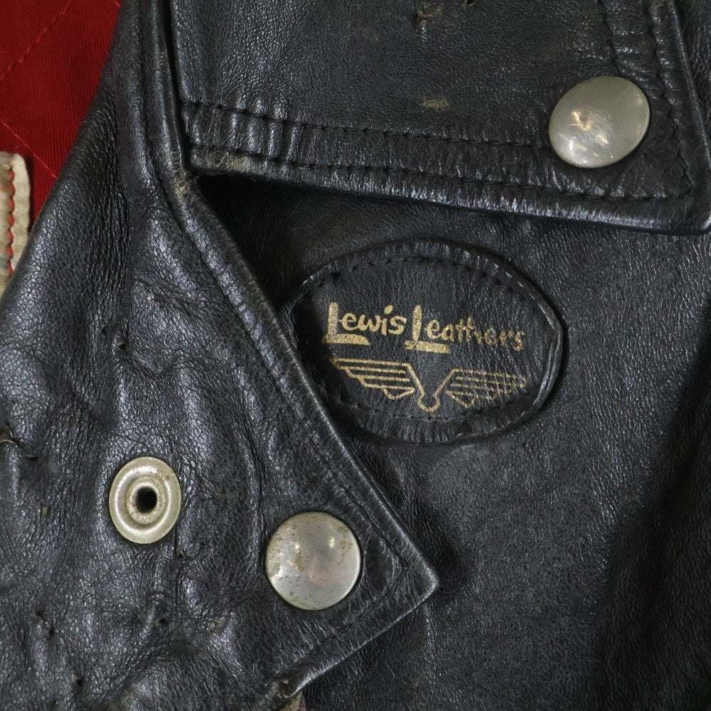 Lewis Leathers(ルイスレザー) 70s ライトニング タイトフィット ダブルライダース レザージャケット ブラック