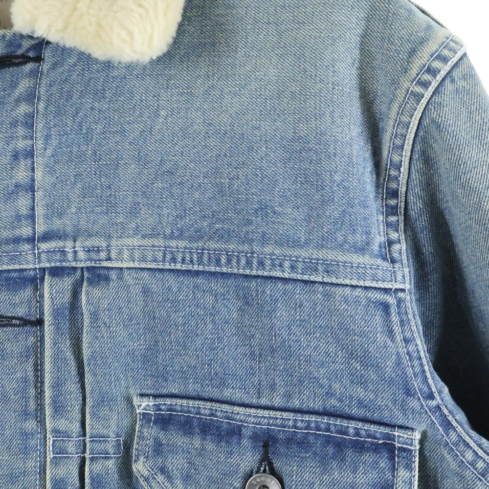 Sacai(サカイ) 20AW Denim Layerd Boa Jacket デニムレイヤード ボア