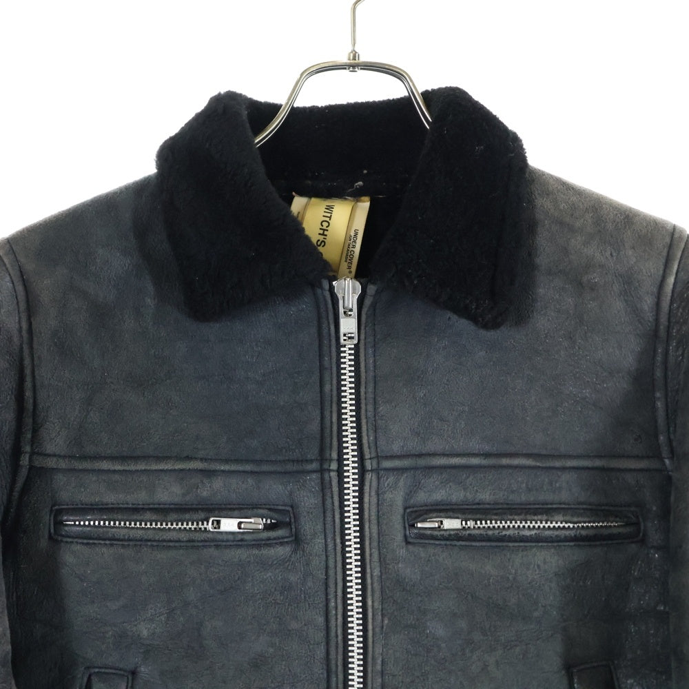 UNDERCOVER(アンダーカバー) 魔女期 裏地ボア レザームートン