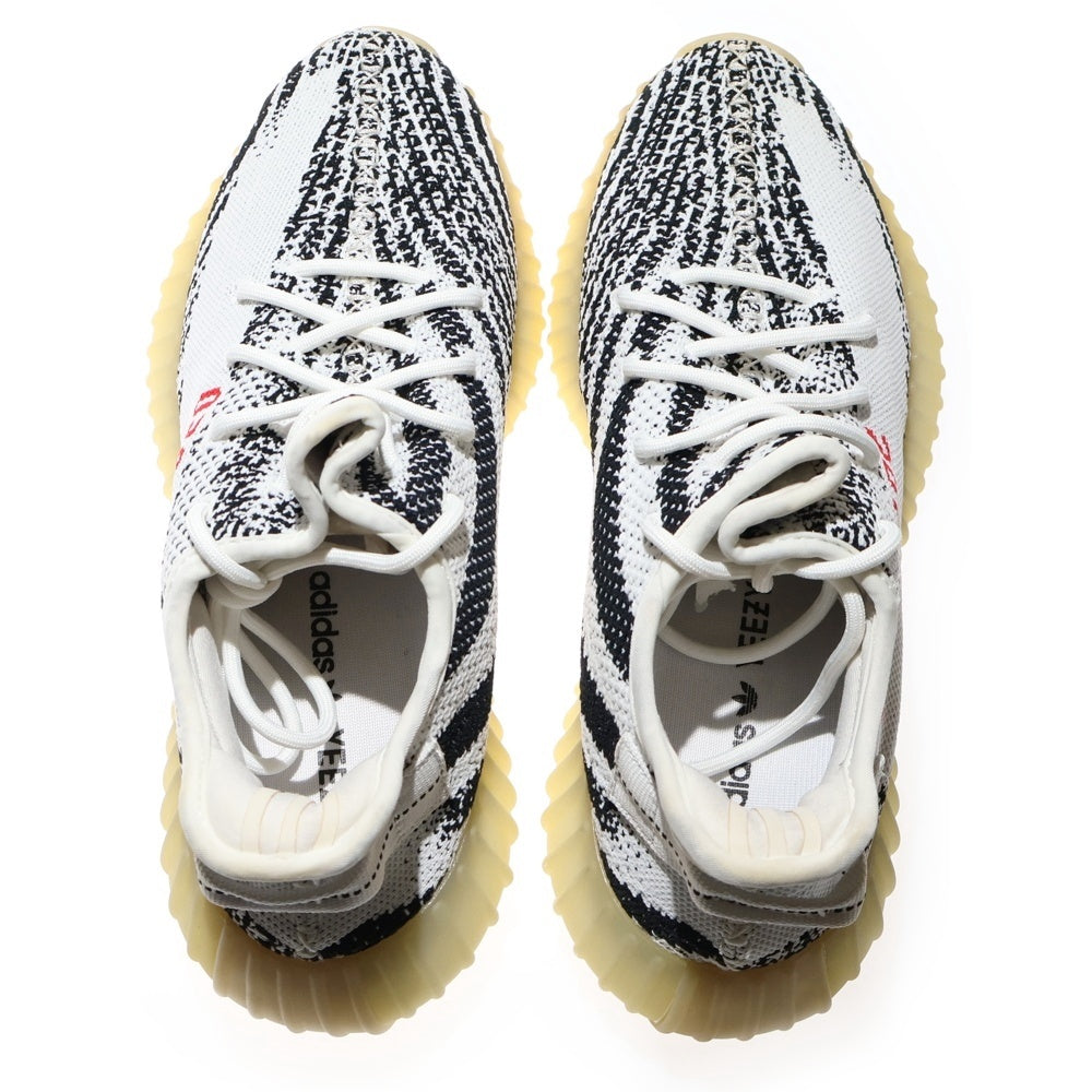 adidas(アディダス) YEEZY BOOST 350V2 ZEBRA CP9654 イージーブースト 350 V2 ゼブラ ローカットスニーカー ブラック/ホワイト US10/28cm