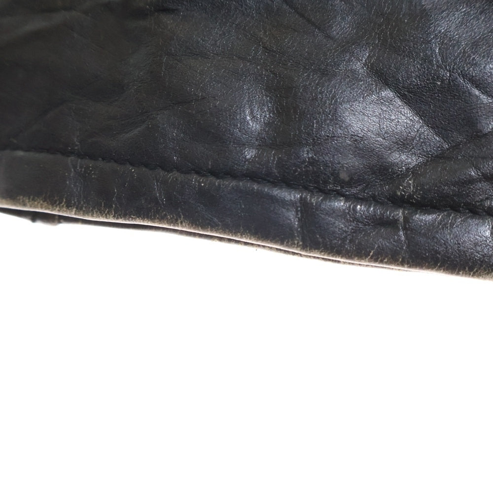 Levi's(リーバイス) レザーライダースジャケット ブラック LL-1001