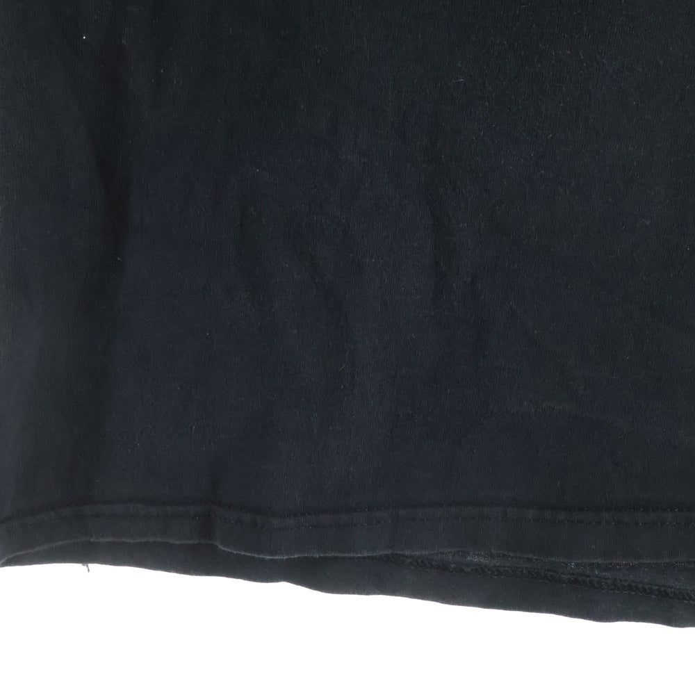 NO BRAND(ノーブランド) DC ディーシー 発泡プリント 半袖Tシャツカットソー ブラック