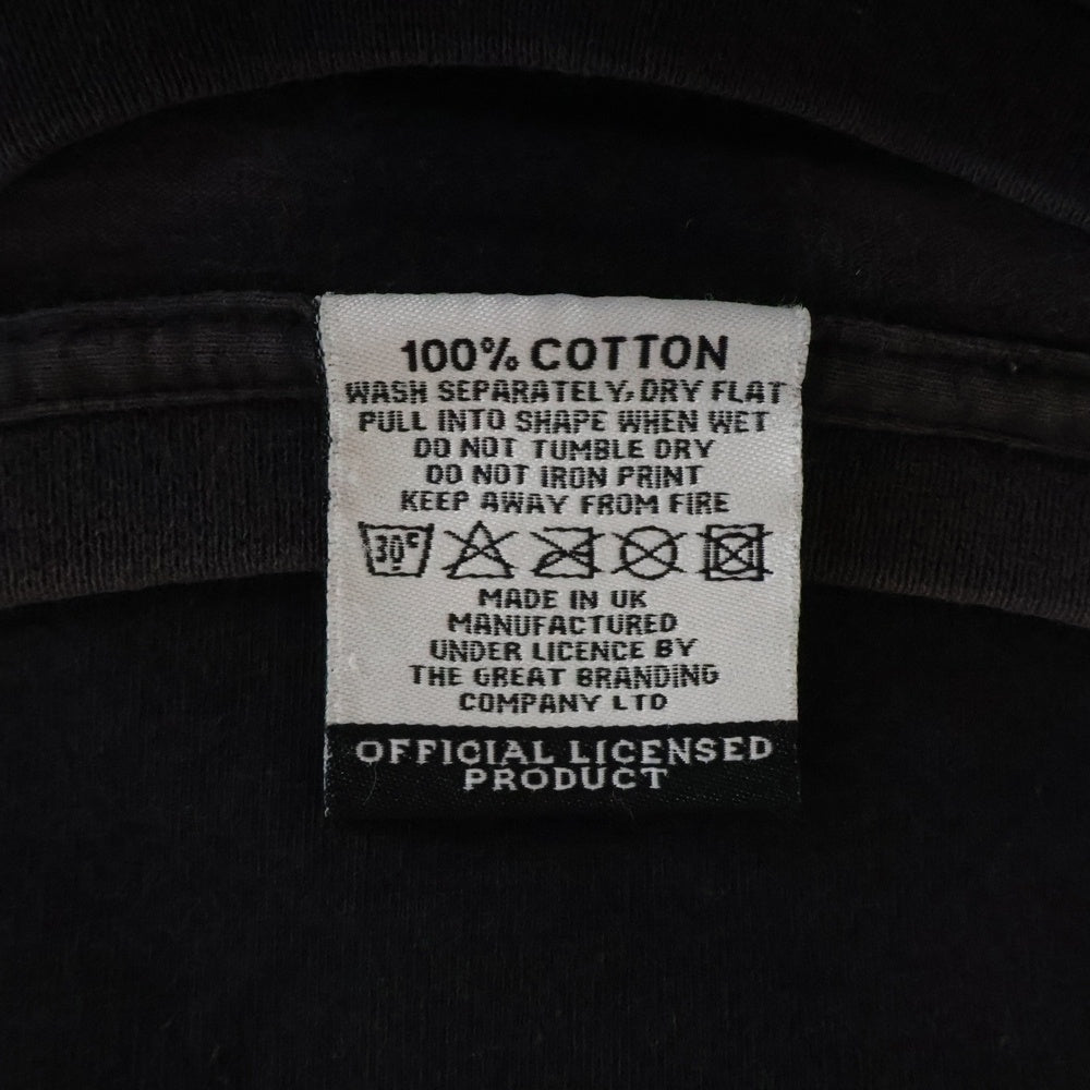 NO BRAND(ノーブランド) UEFA CHAMPIONS LEAGUE サッカー チャンピオンズリーグ 半袖Tシャツカットソー ブラック