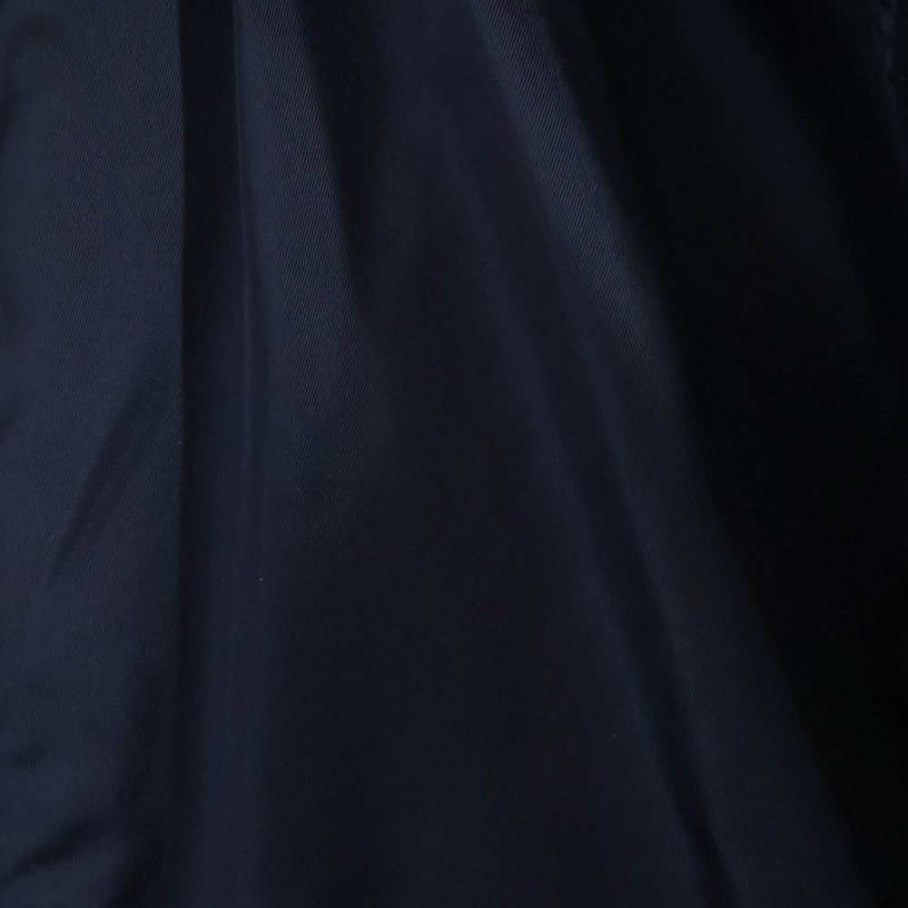 BLUEMARBLE(ブルーマーブル) ZIP FRONT WOOL NYLON JACKET ウール ナイロン切り替え ボンバージャケット ネイビー