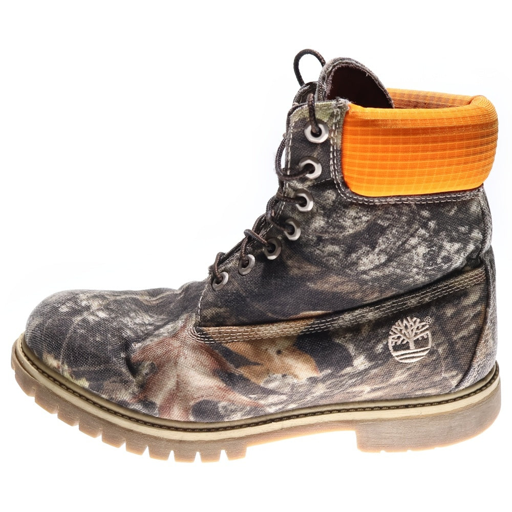 Timberland(ティンバーランド) × MOSSY OAK モッシーオーク リアルツリー 総柄 6インチブーツ カーキ 33558 8040