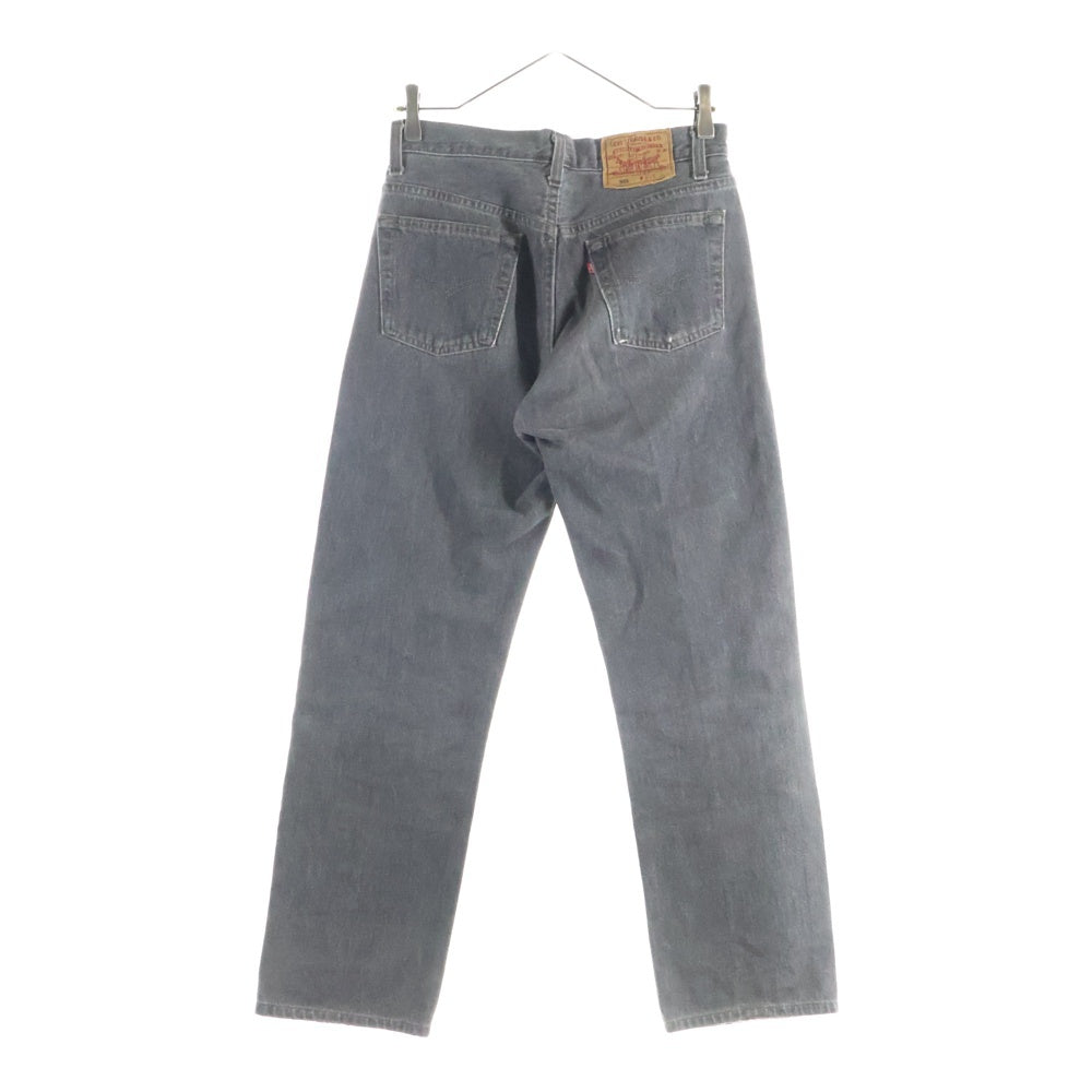 Levi's(リーバイス) 90s USA製 先染めストレートデニムパンツ ブラック 501-0658