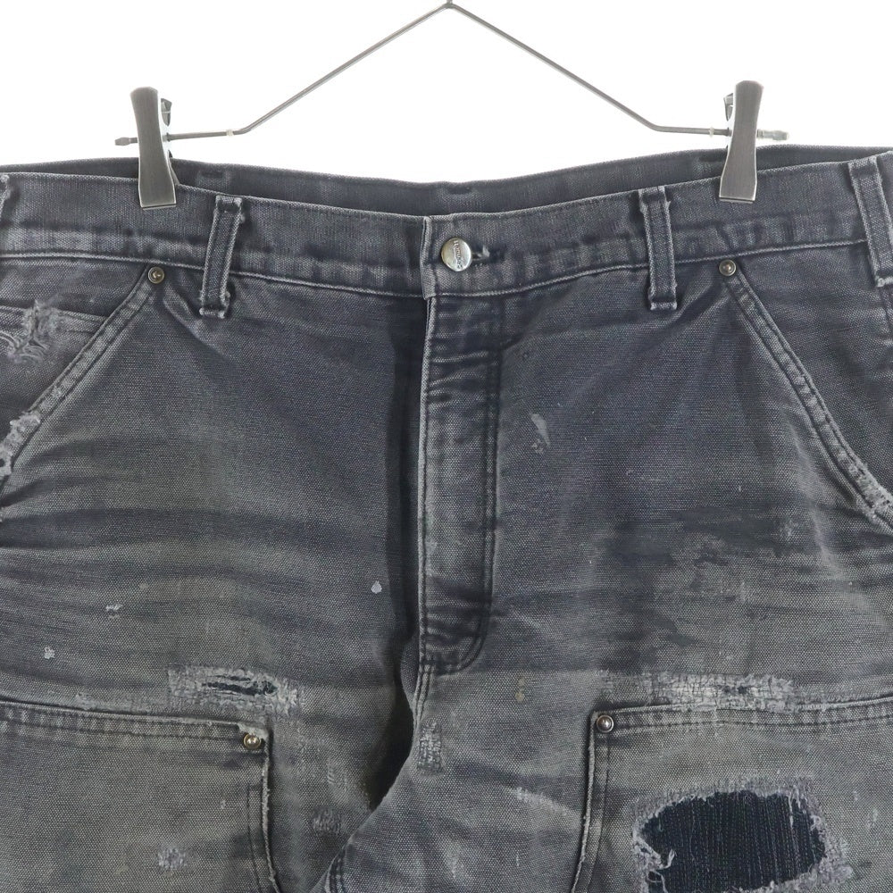 CARHARTT(カーハート) DOUBLE KNEE PAINTER PANTS ダブルニー ダック地 裏地 USA製 キルティング ペインターパンツ ブラック B194