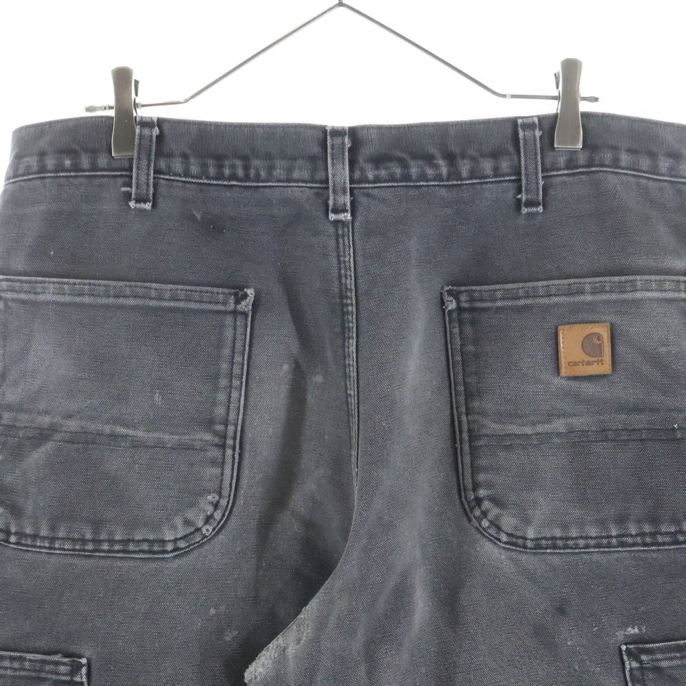 CARHARTT(カーハート) DOUBLE KNEE PAINTER PANTS ダブルニー ダック地 裏地 USA製 キルティング ペインターパンツ ブラック B194
