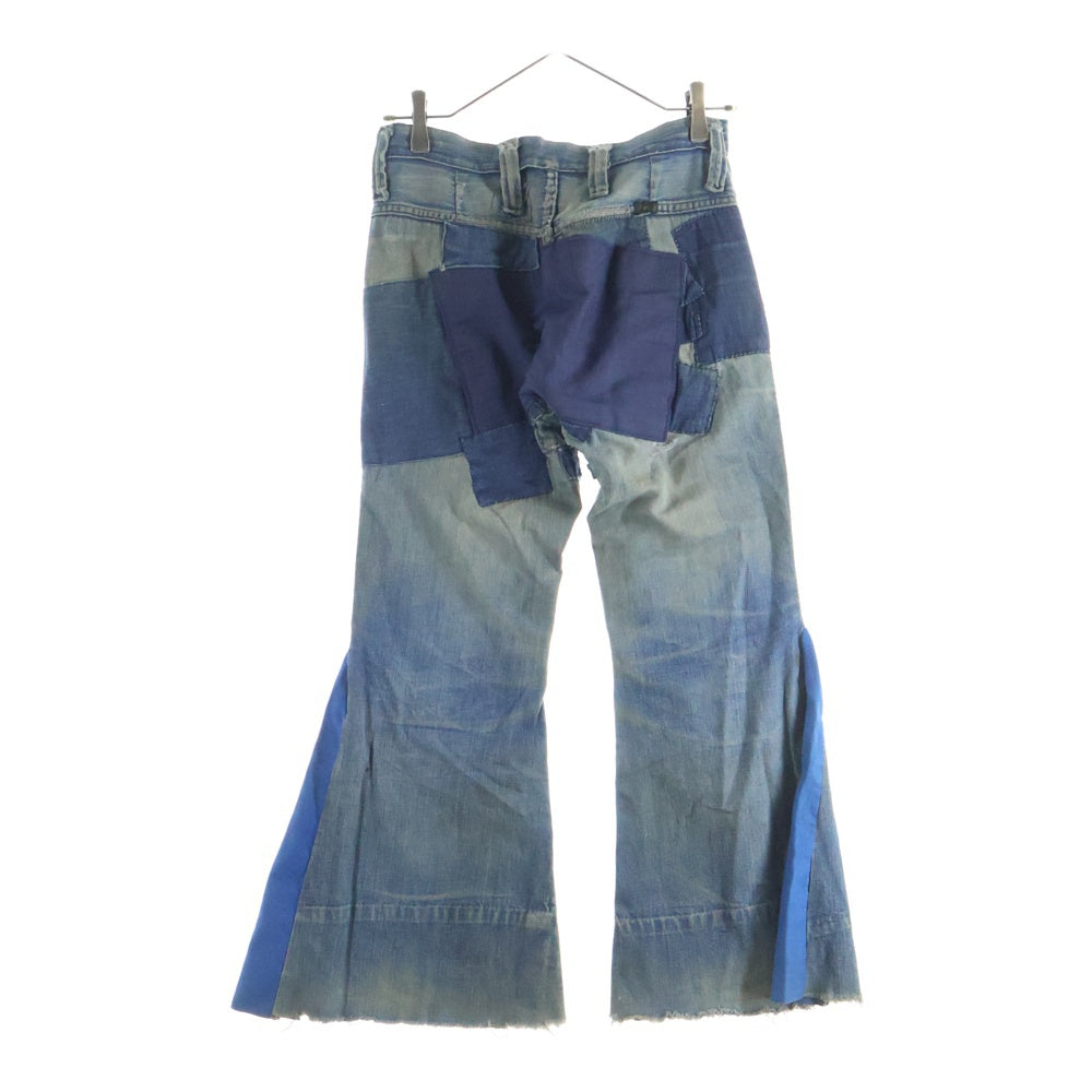 VINTAGE(ヴィンテージ) 70S WRANGLER パッチワークフレアデニム インディゴ
