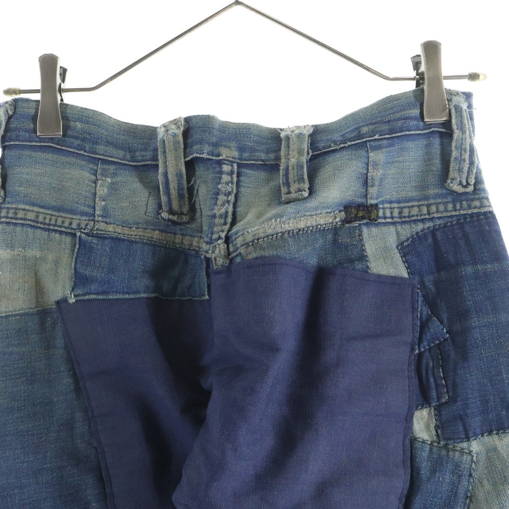 VINTAGE(ヴィンテージ) 70S WRANGLER パッチワークフレアデニム インディゴ