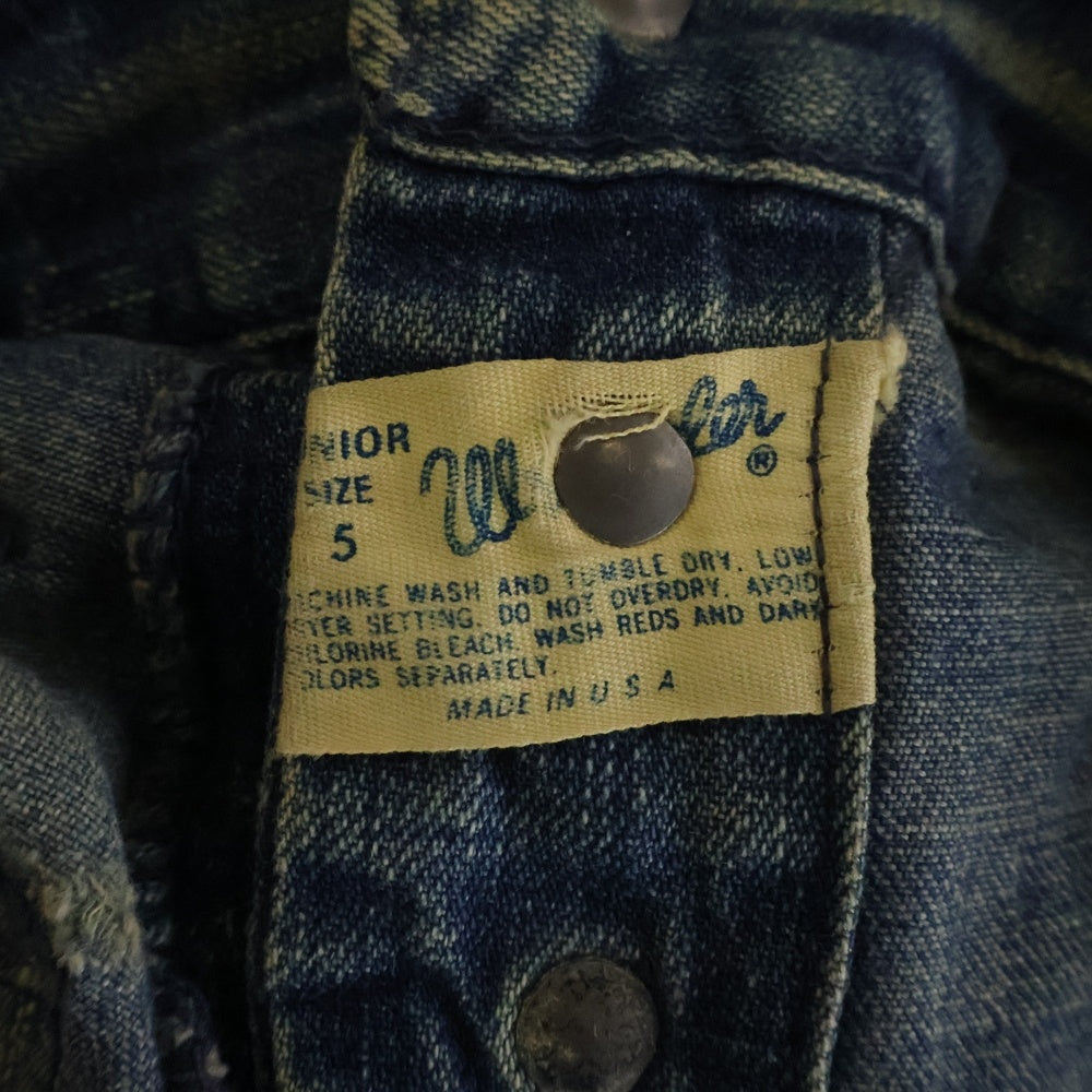 VINTAGE(ヴィンテージ) 70S WRANGLER パッチワークフレアデニム インディゴ