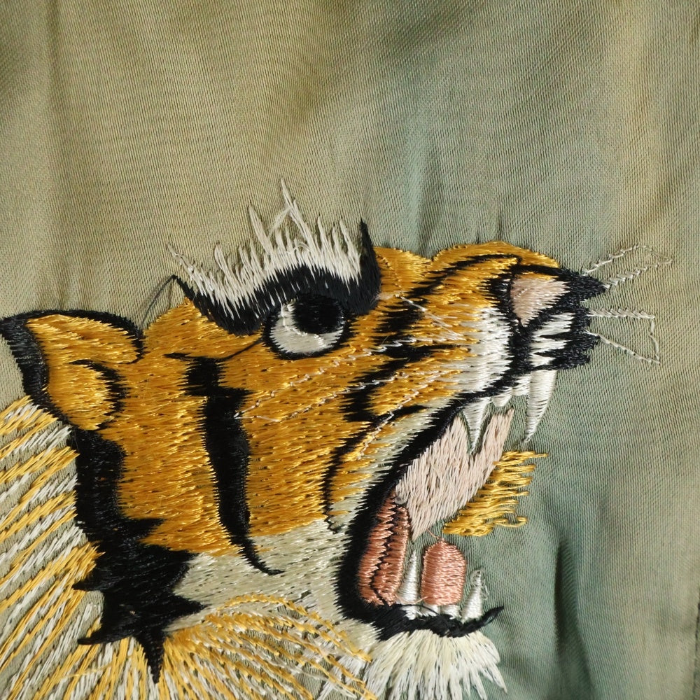 VINTAGE(ヴィンテージ) 50S ガントラ 顔虎 リバーシブルスカジャン