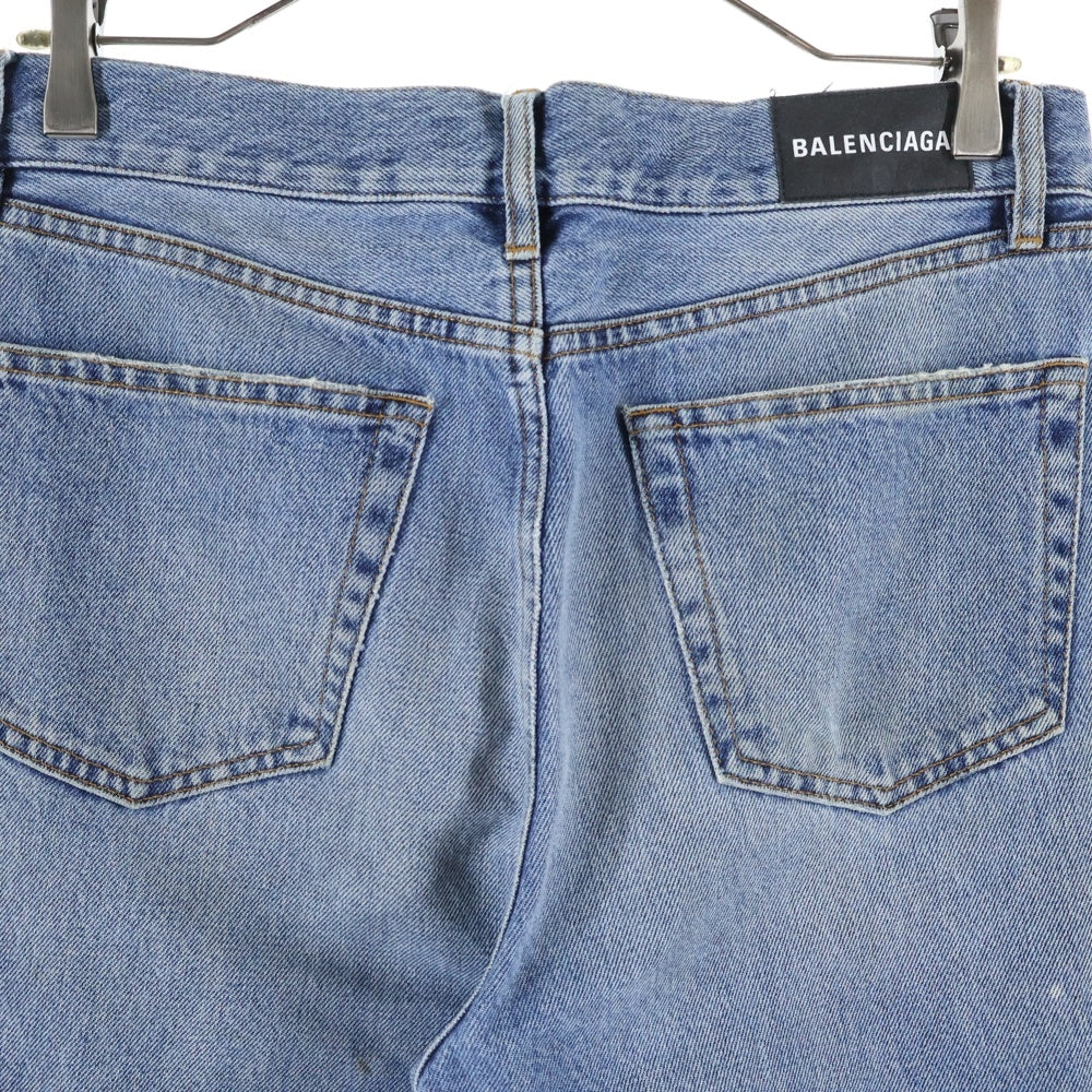 BALENCIAGA(バレンシアガ) ストレートデニムパンツ インディゴ 594609 TDW14