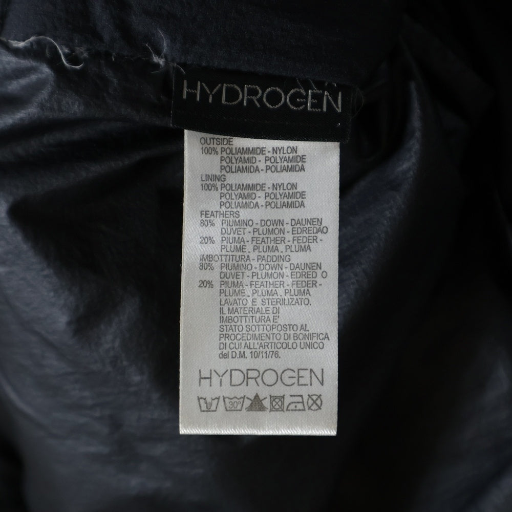 HYDROGEN(ハイドロゲン) ナイロン2WAYダウンベスト ダウンジャケット ブラック