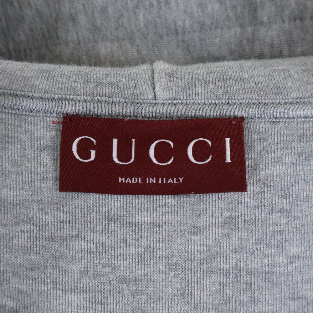 GUCCI(グッチ) コットンジャージジップアップスウェットパーカー