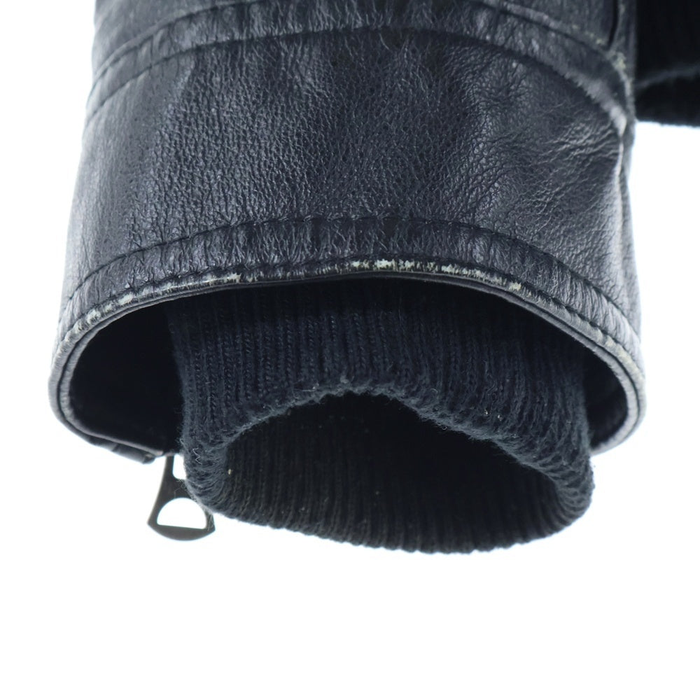 RATTLE TRAP(ラトルトラップ) シングルレザージャケット M053L JM21 ブラック