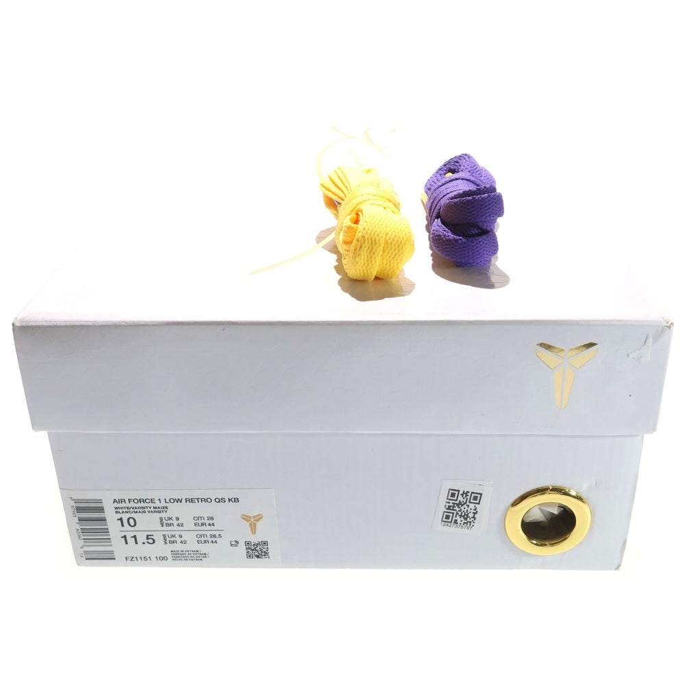 NIKE(ナイキ) ×Kobe Bryant Air Force 1 Low Retro QS KB エアフォース1ロー レトロ クイックストライク コービー・ブライアント US10/28cm FZ1151-100