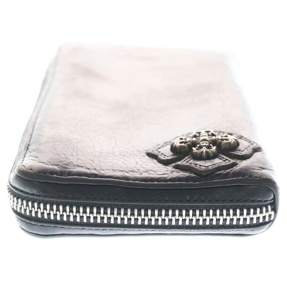 CHROME HEARTS(クロムハーツ) REC F ZIP フィリグリープラス ラウンドジップ長財布 ウォレット ブラック