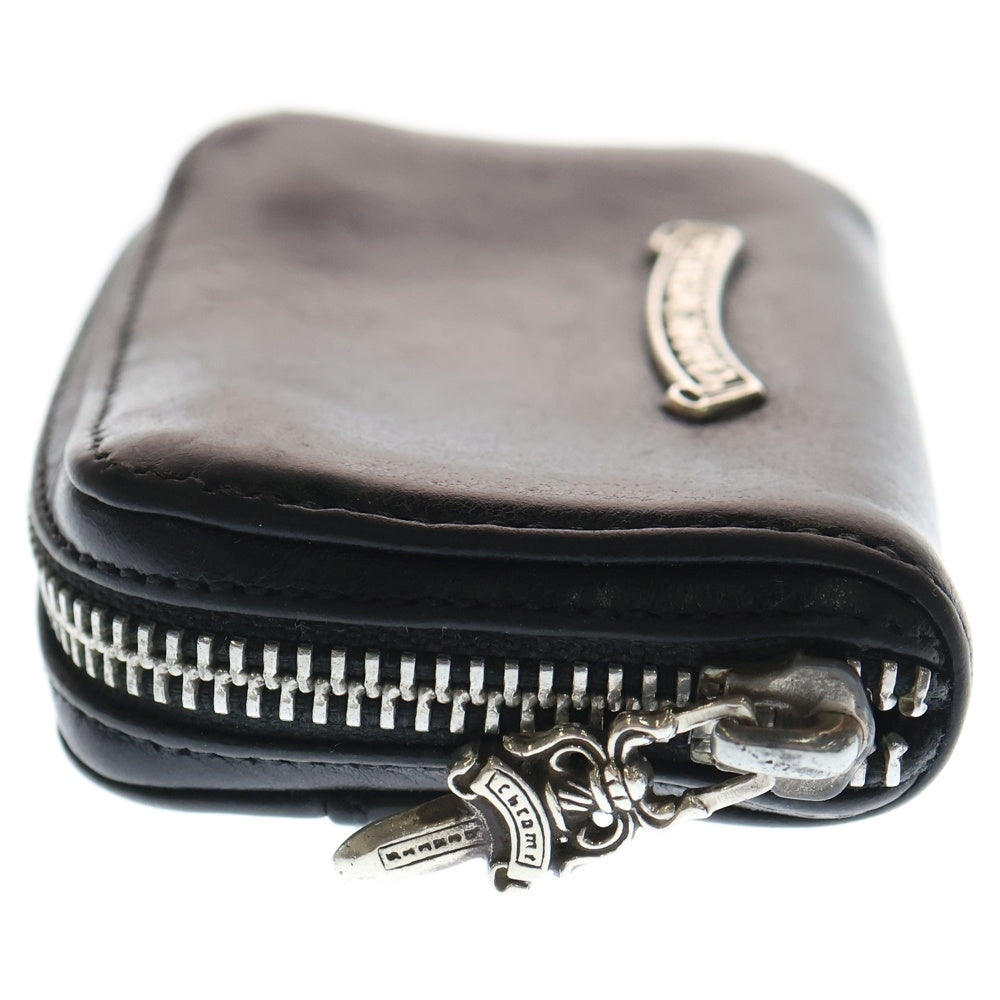 CHROME HEARTS(クロムハーツ) COIN CASE ダガーラウンドジップレザー