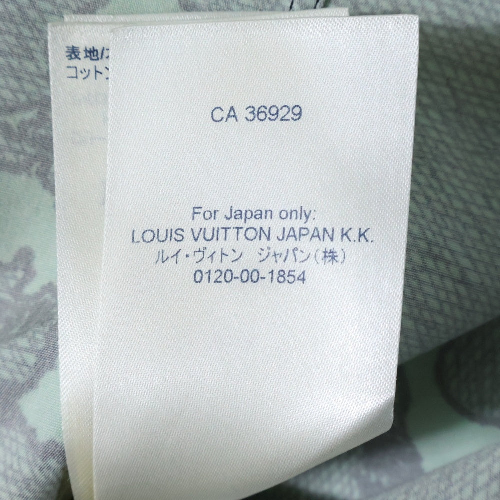LOUIS VUITTON(ルイヴィトン) 21AW LVワックスオーバーサイズ長袖シャツ RM212 FS8 HLS77W グリーン