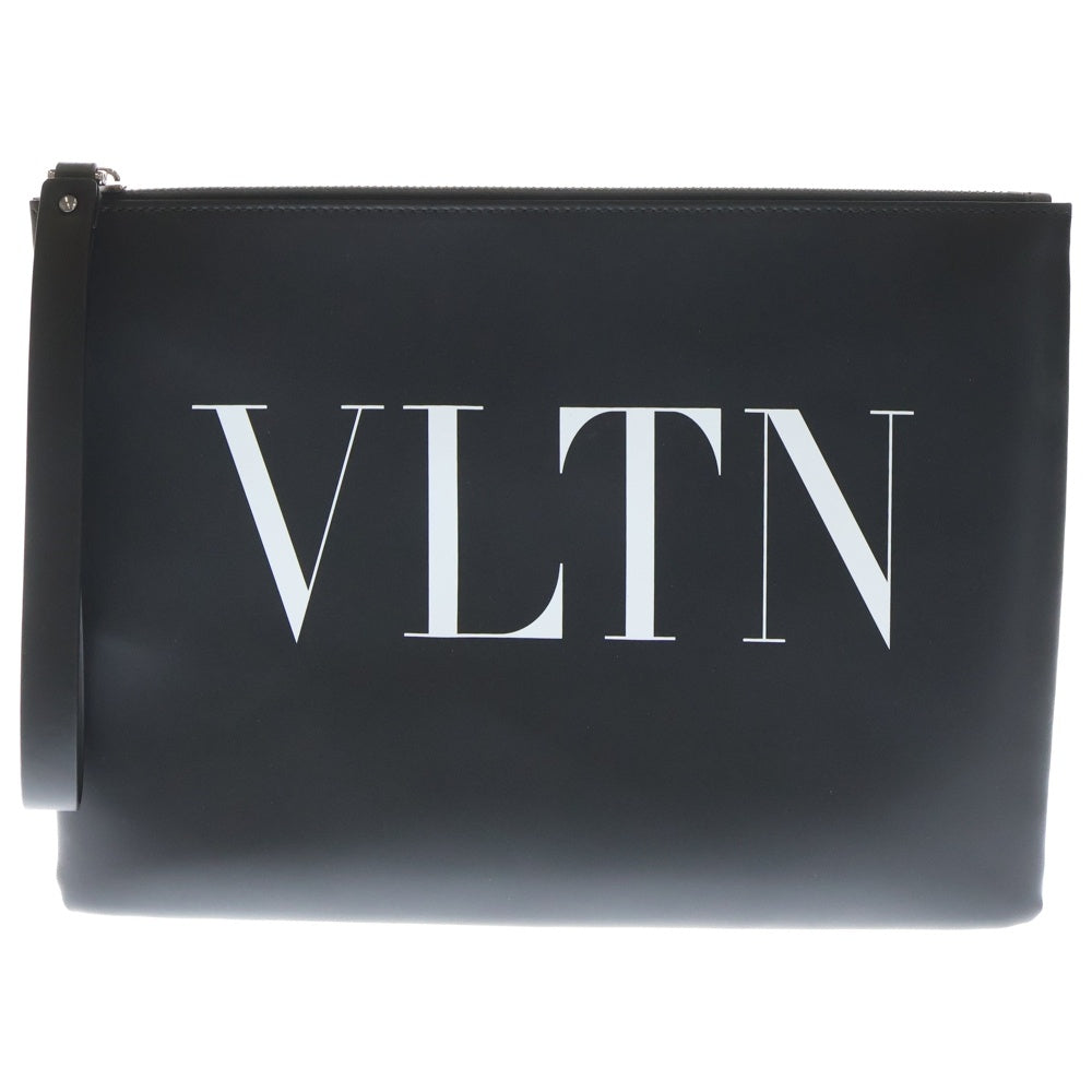 VALENTINO(ヴァレンティノ) VLTNロゴ レザークラッチバッグ ブラック VY2P0299LVN