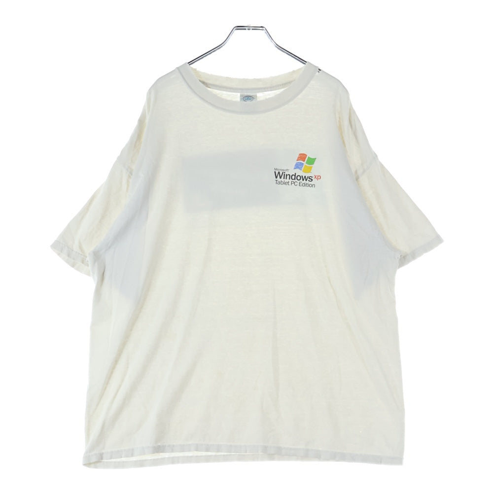 VINTAGE(ヴィンテージ) 90s Windows プリント半袖Tシャツ 半袖カットソー ホワイト