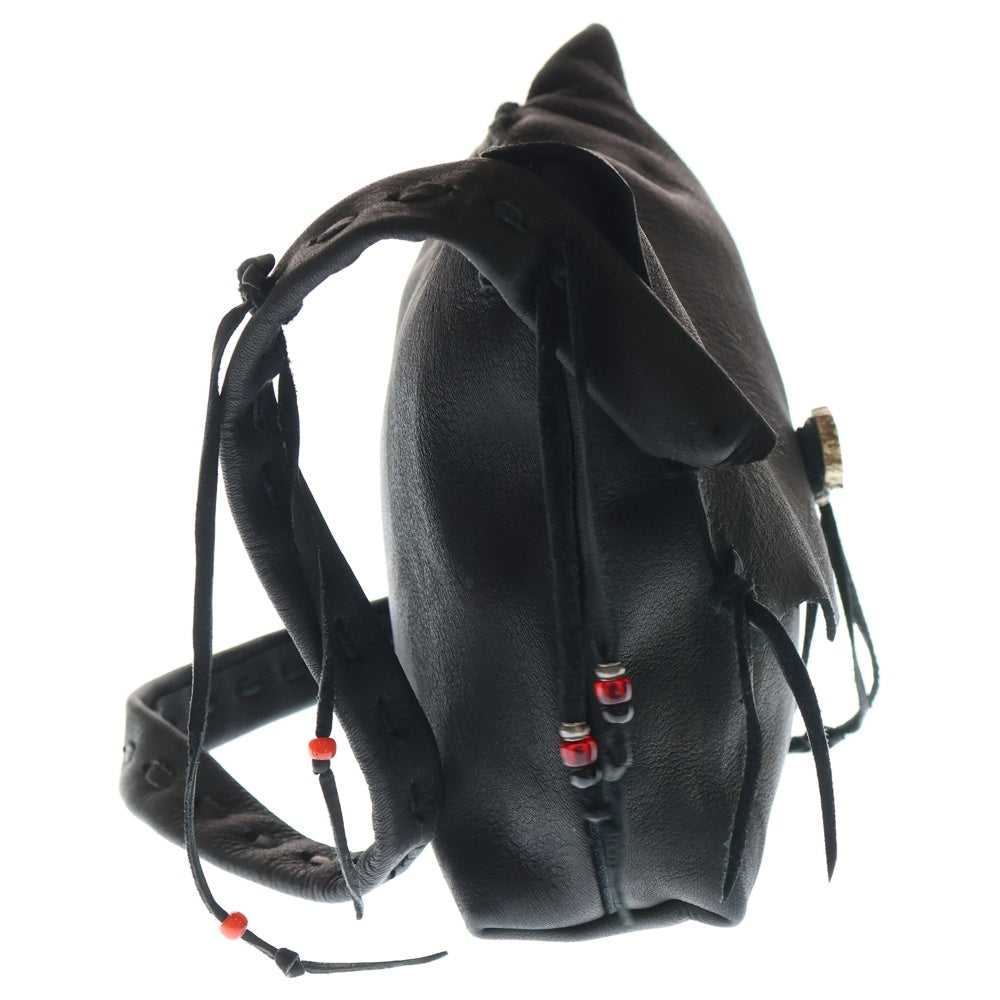 NASNGWAM(ナスングワム) × EARLY MORNIG / DEARSKIN MESSENGER BAG ディアスキン メッセンジャーバッグ ブラック