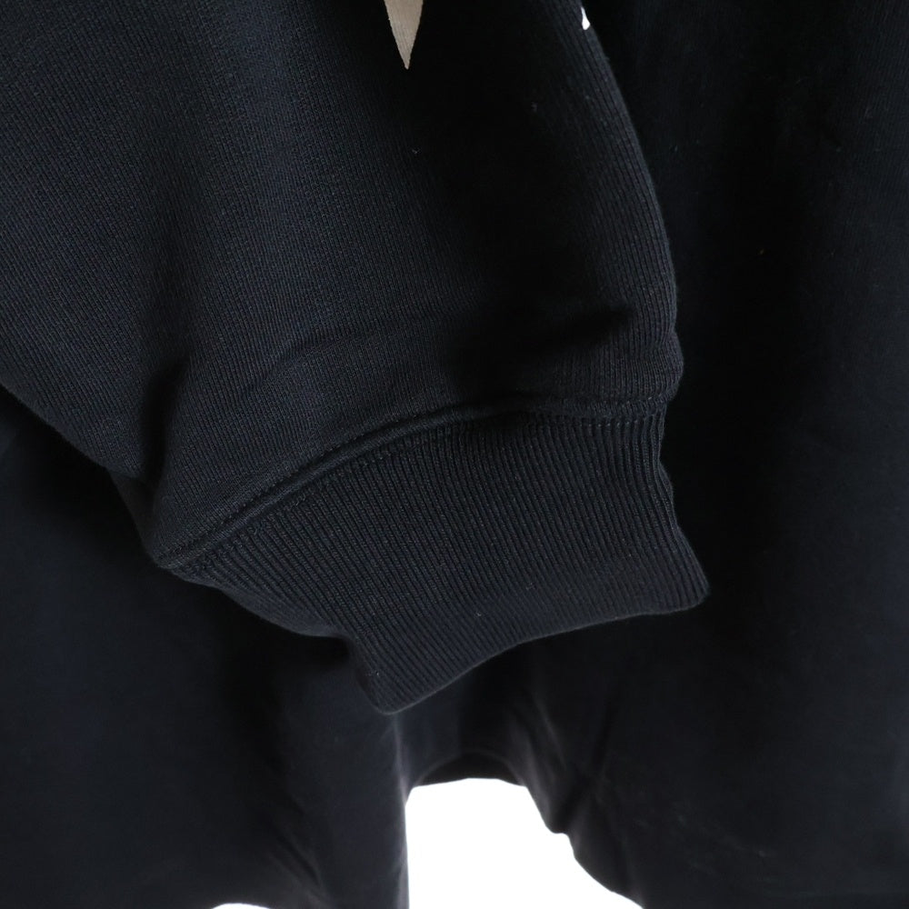 OFF-WHITE(オフホワイト) オフホワイト パーカーレイヤードオーバーサイズスウェットプルオーバーパーカー OMBB098C99FLE001 ブラック