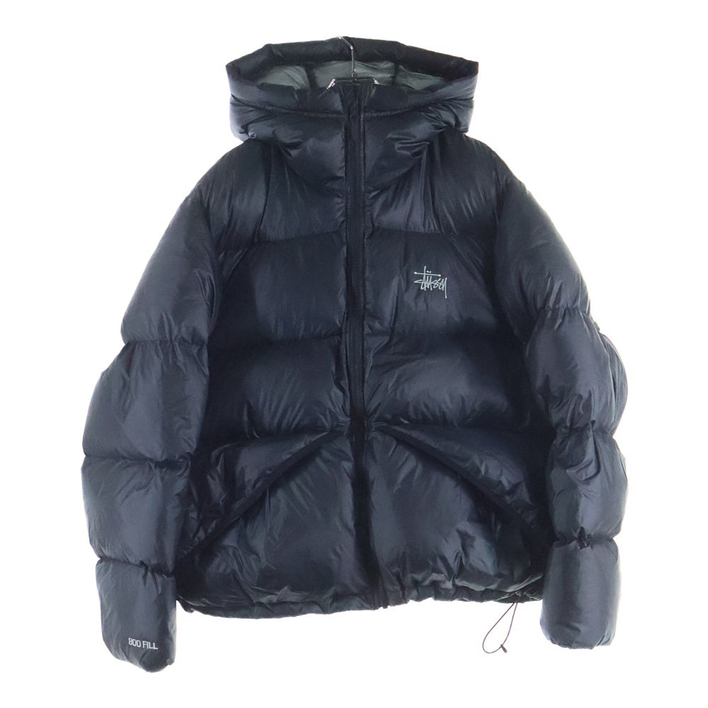 STUSSY(ステューシー) 800 FILL DOWN JACKET 800 フィル ジップアップ ダウンジャケット ブラック 115685