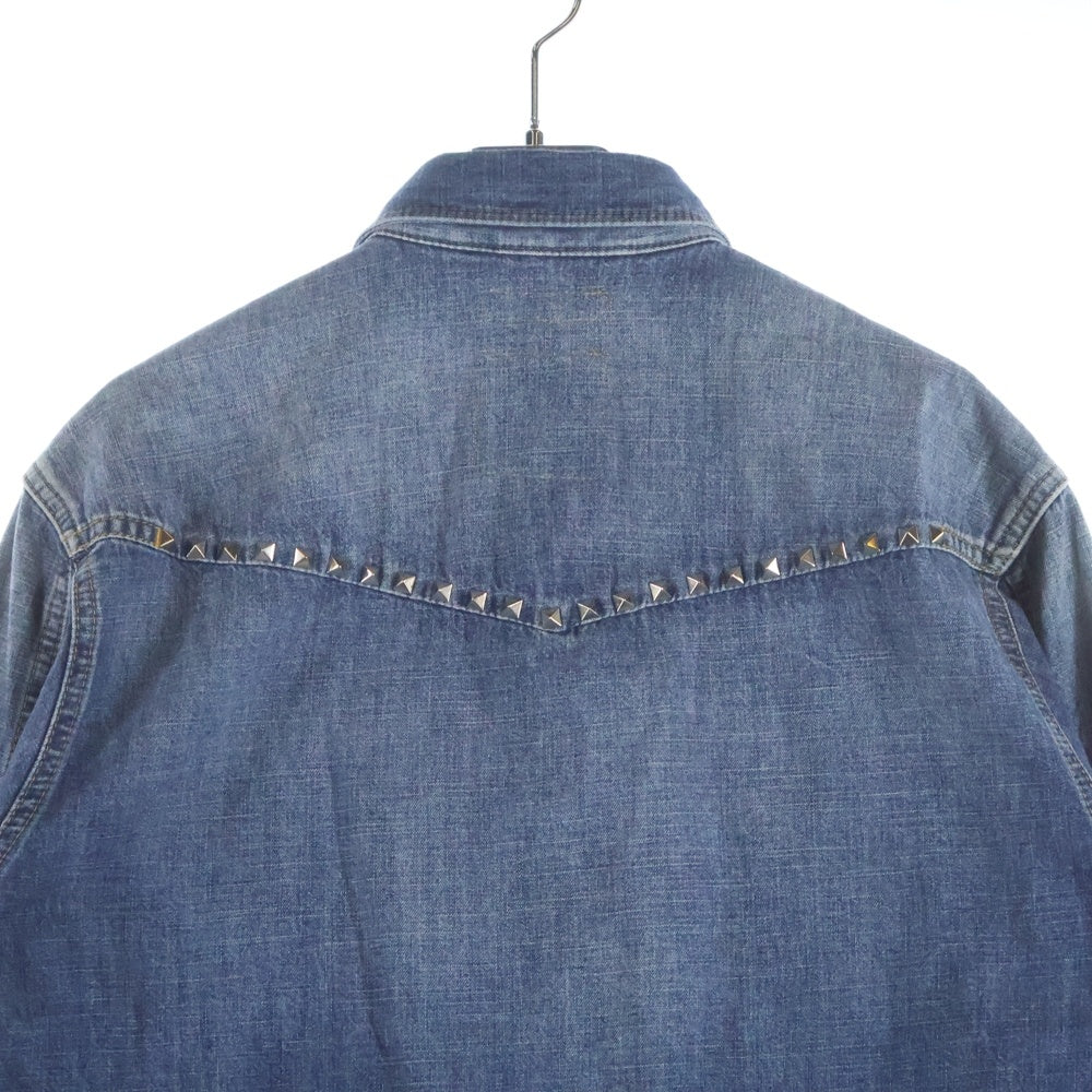 VALENTINO(ヴァレンティノ) ロックスタッズ デニムウエスタンシャツ
