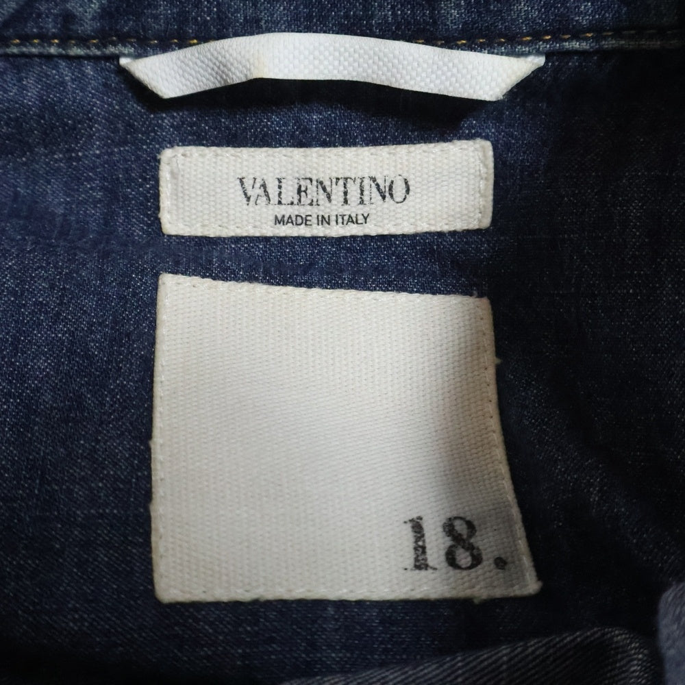 VALENTINO(ヴァレンティノ) ロックスタッズ デニムウエスタンシャツ