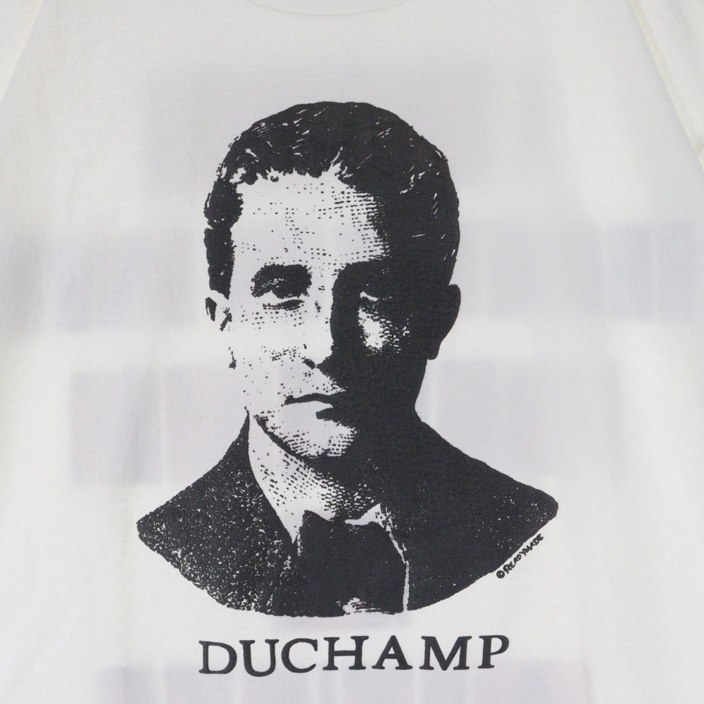 READY MADE(レディメイド) 21SS DUCHAMP クルーネック 半袖Tシャツ ホワイト RE-CO-WH-00-00-141